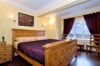 Bed and breakfast view of the bay.